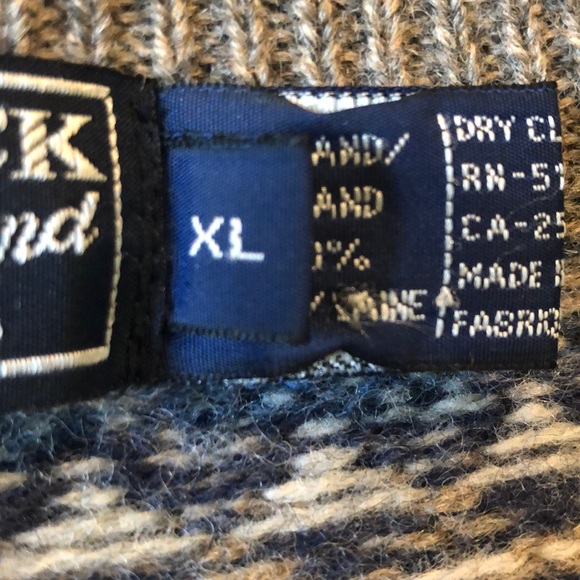 VINTAGE Nordic Faire Isle Size XL Woodstock Shetland Graphic Unisex Hong Kong - Picture 9 of 11